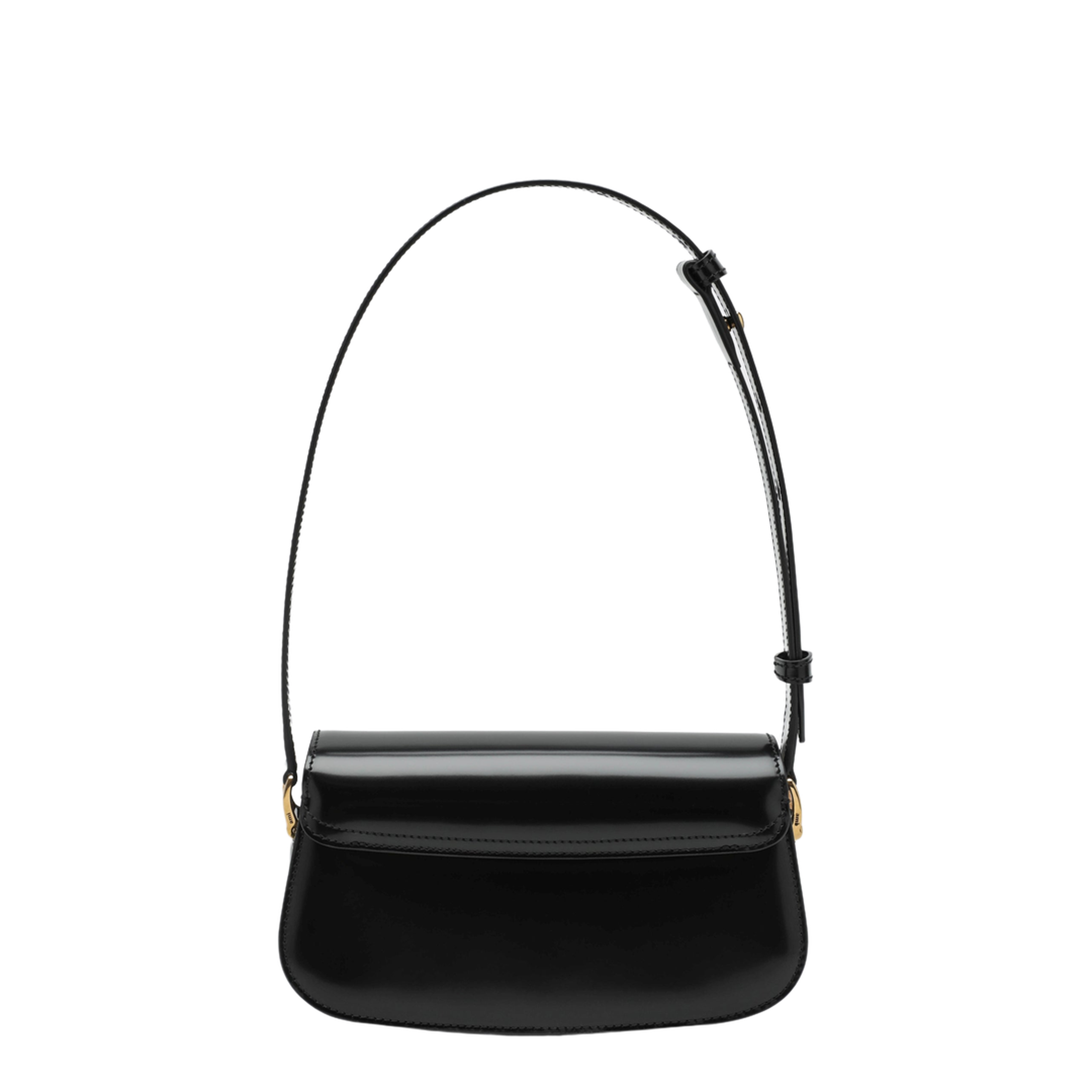 Paris Paris Cow Leather Shoulder Bag - Black