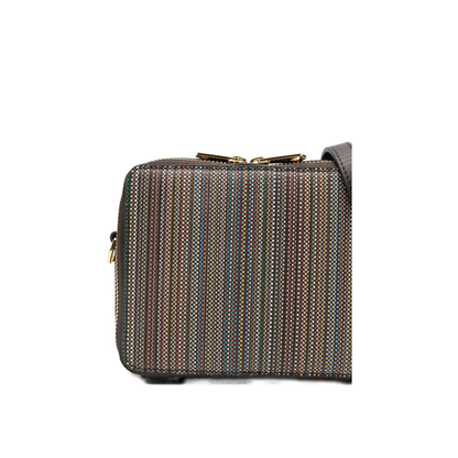 Multicolored Striped Pattern Bag