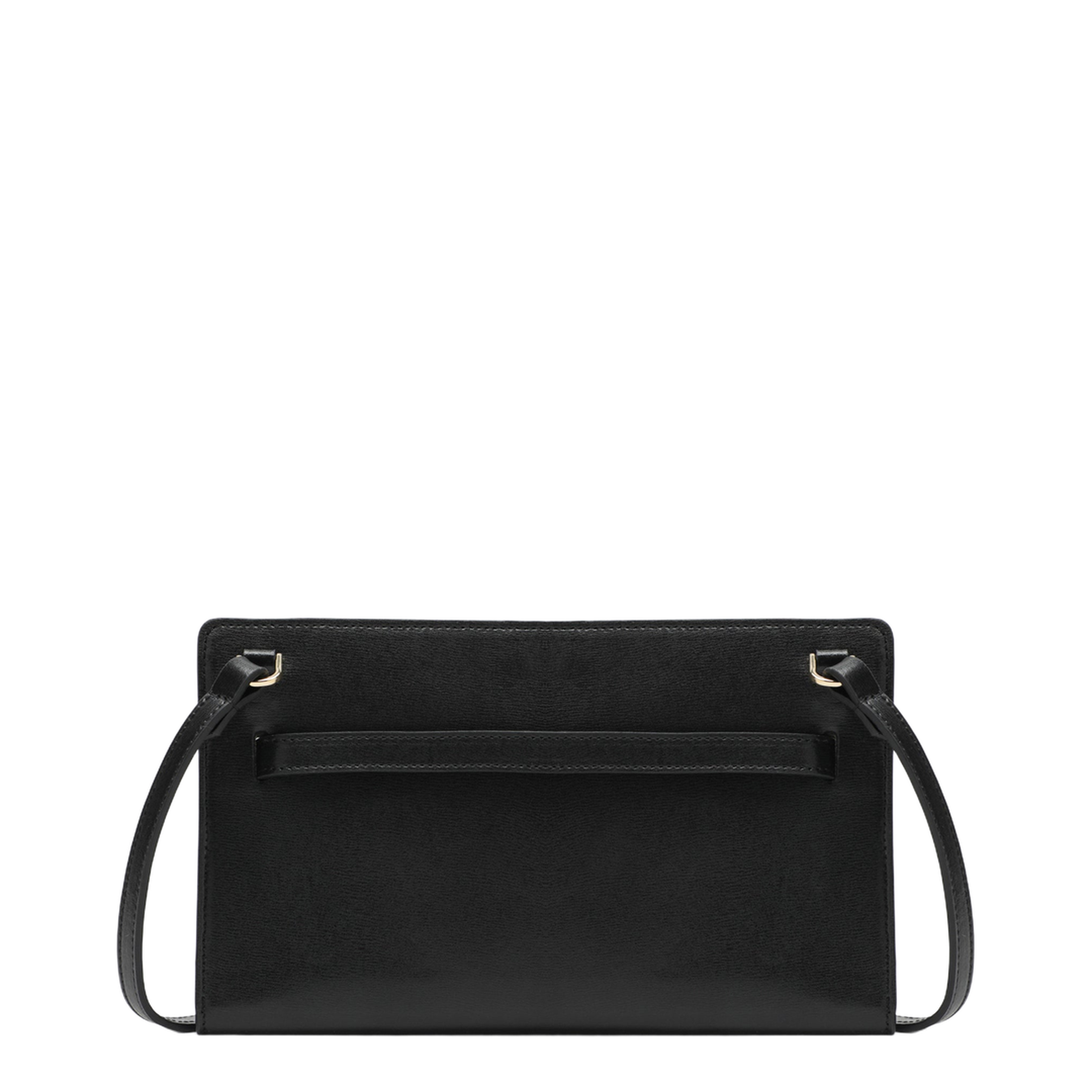 MAYFEYR - Toteme - Crossbody Bag With Belt Detail In Black Pebbled Leather - 261-WAM0052LE0025001