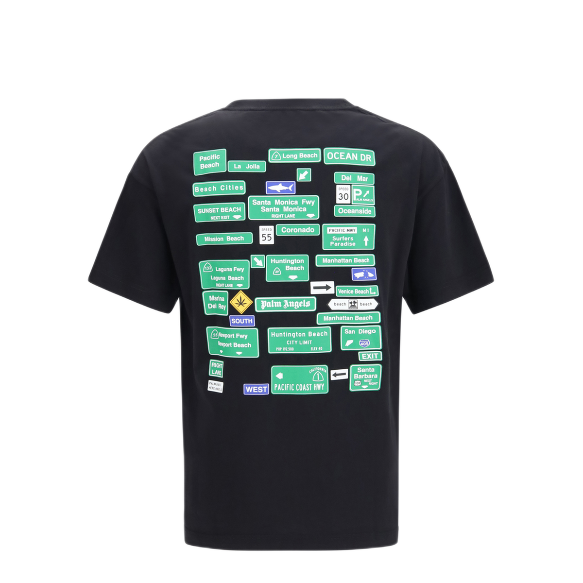 MAYFEYR - Palm Angels - Street Signals Cotton T Shirt - PAMAA001JR0091055