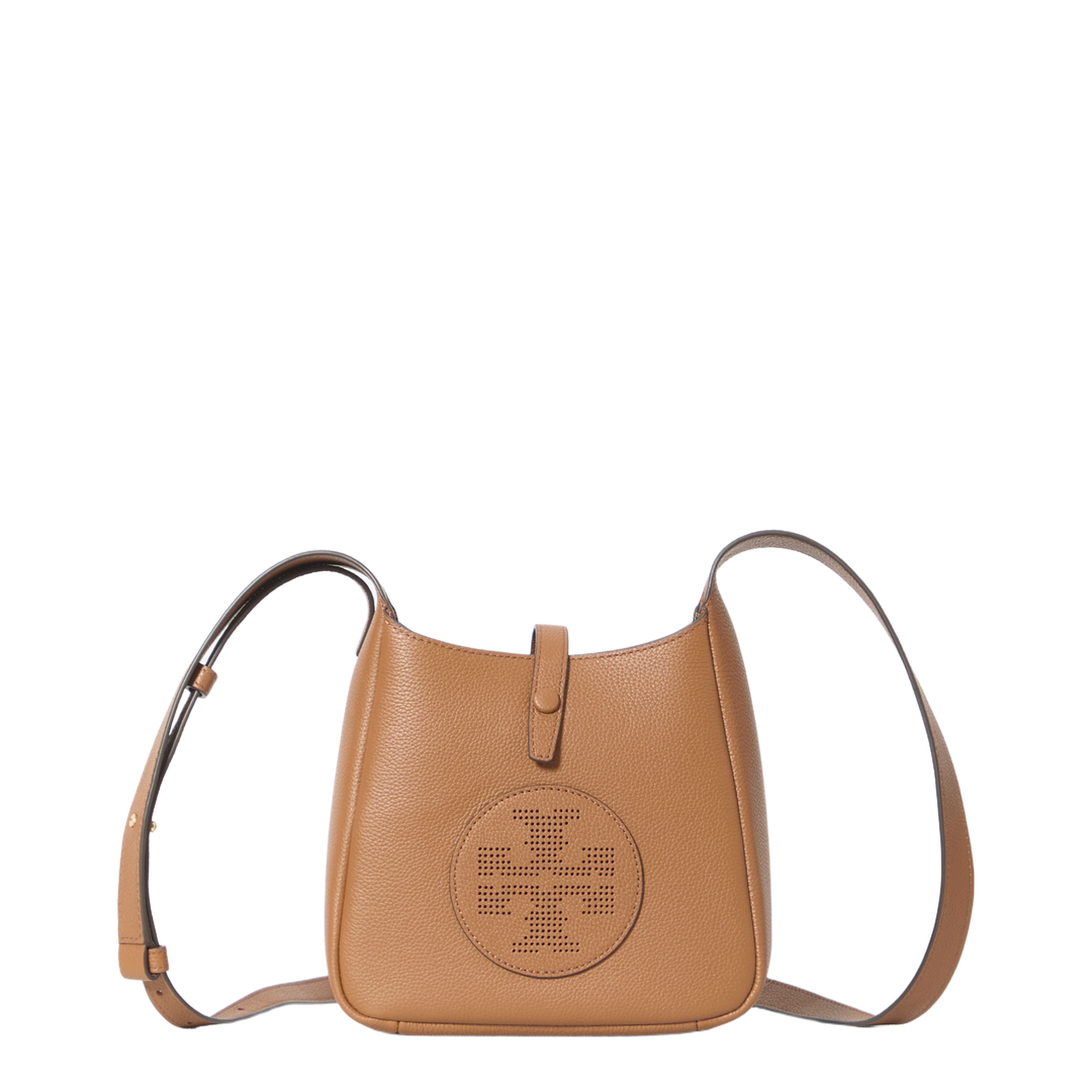 Miller Swing Pebbled Leather Crossbody Bag - Aged Tan