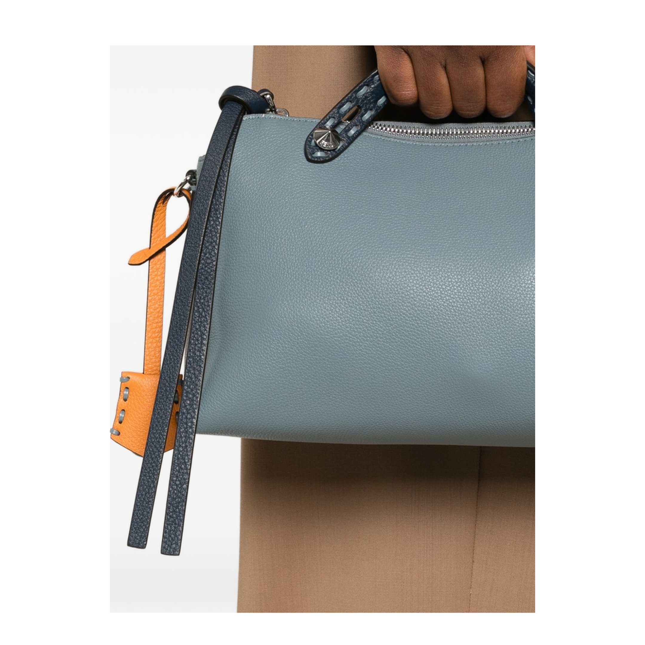 By The Way Medium Calfskin Handbag - Light Blue