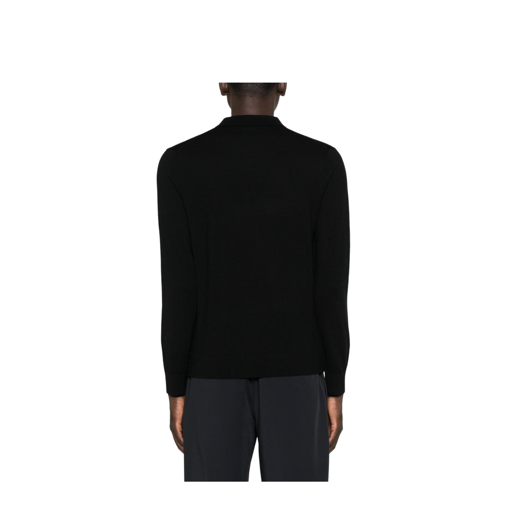 Polo Neck Sweater Black