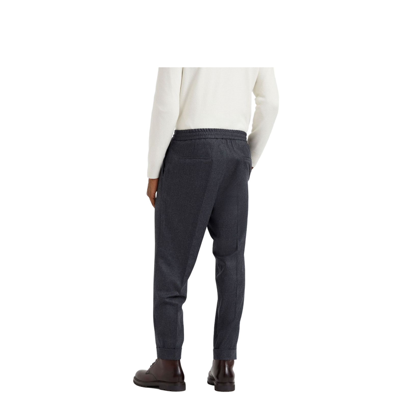 Grey Virgin Wool Trousers