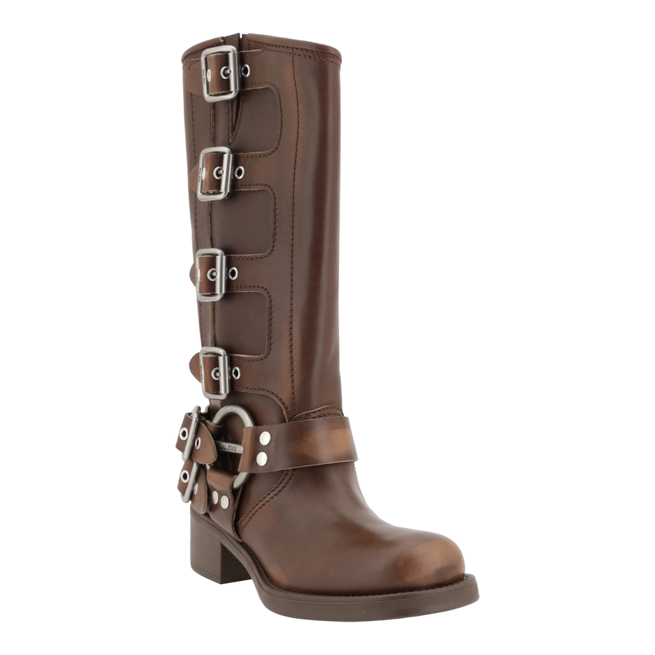 MAYFEYR - Miu Miu - Leather Boots - 5W792DFA0503F33F0038
