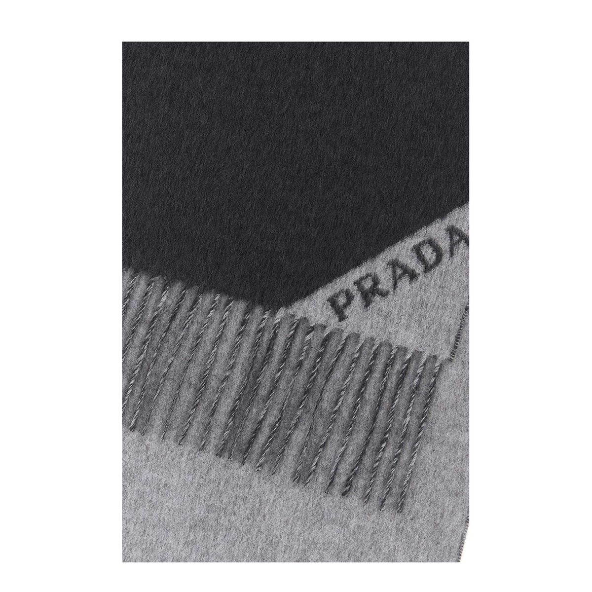 MAYFEYR - Prada - Charcoal Cashmere Scarf - 2FS0552COOF0IRF