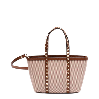 Rockstud Canvas Mini Tote