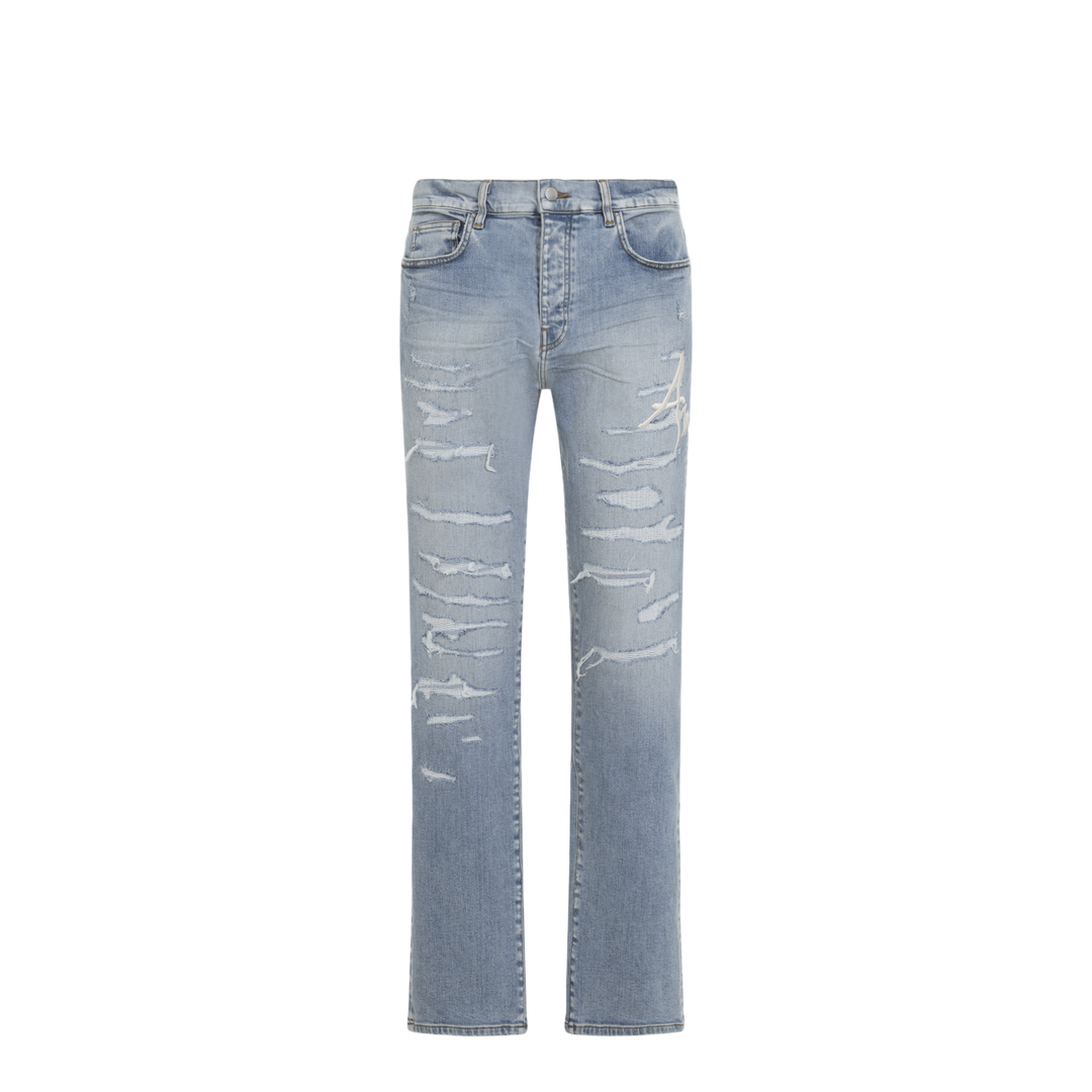 MAYFEYR - Amiri - Repaired Slim Jeans - AMBMJE1060