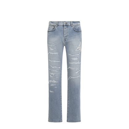 MAYFEYR - Amiri - Repaired Slim Jeans - AMBMJE1060
