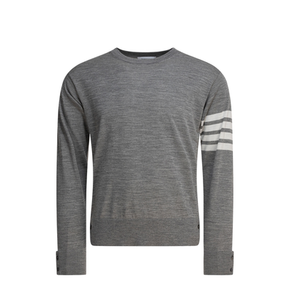 MAYFEYR - Thom Browne - Wool Crew Neck Sweater - MKA002AY1014058