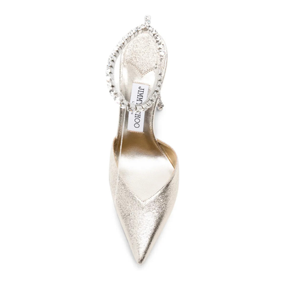 MAYFEYR - Jimmy Choo - With Heel - SAEDA100DQMPLATINUMCRYSTAL