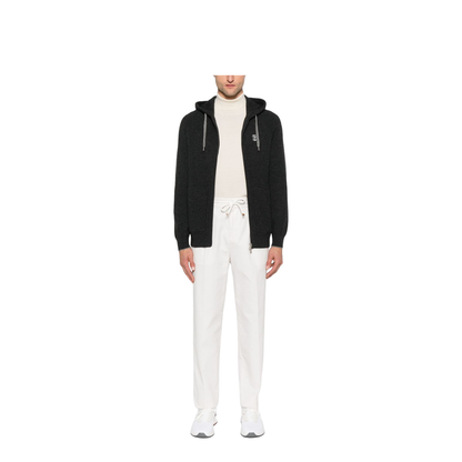 Cashmere Zipped Hoodie