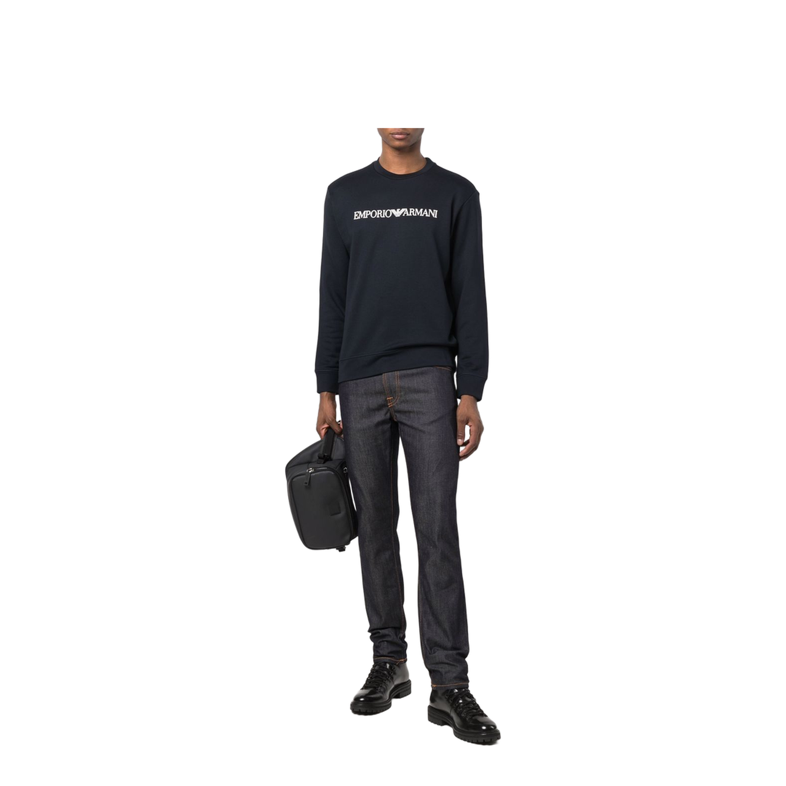 Modal-blend Sweatshirt with Logo Print