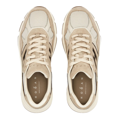 Beige And Brown Sneakers