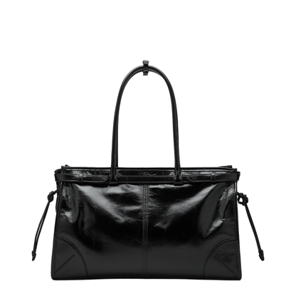 Bonnie Large Leather Handbags - Black