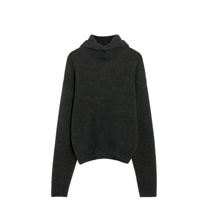 Dark Espresso Hooded Sweater