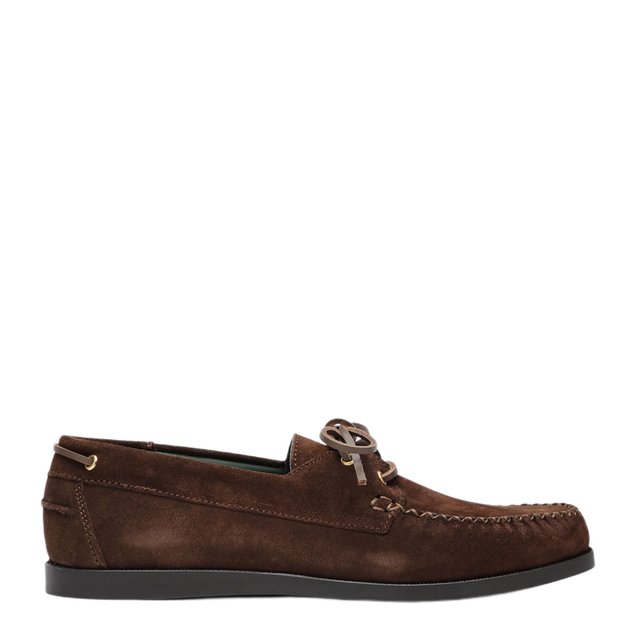 MAYFEYR - VINNY's - Brown Boat Shoe In Suede - 16202810