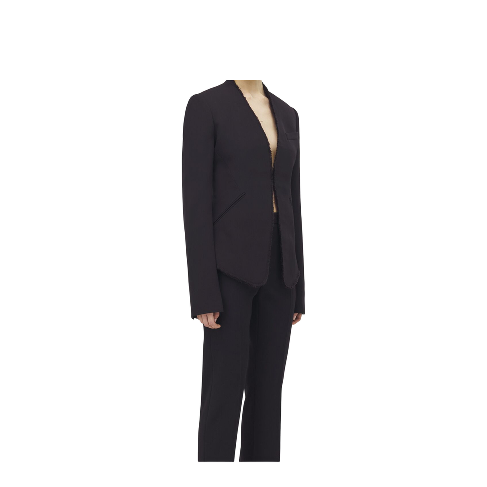Raw Edge Tailored Jacket