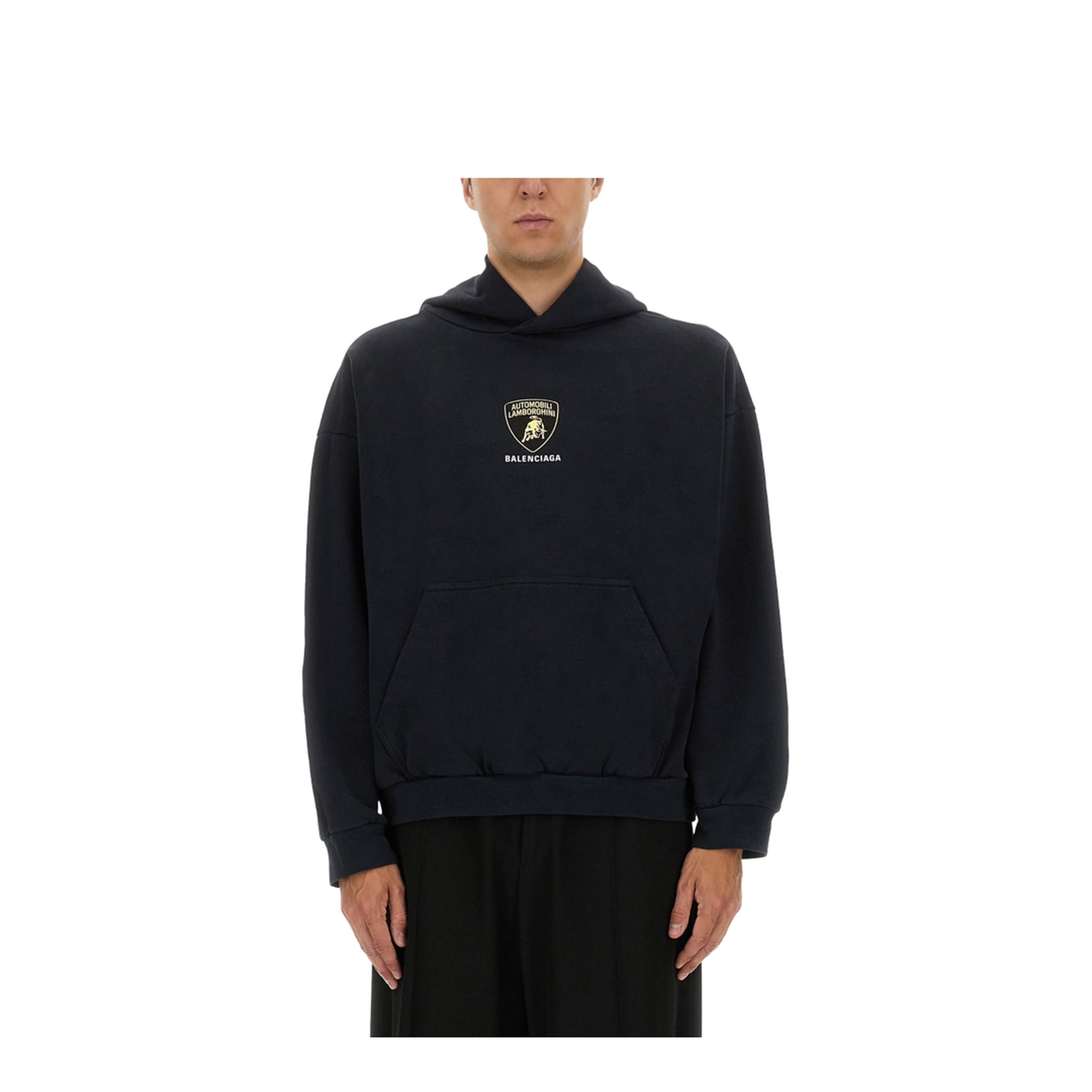 Hoodie with Lamborghini Shield Motif