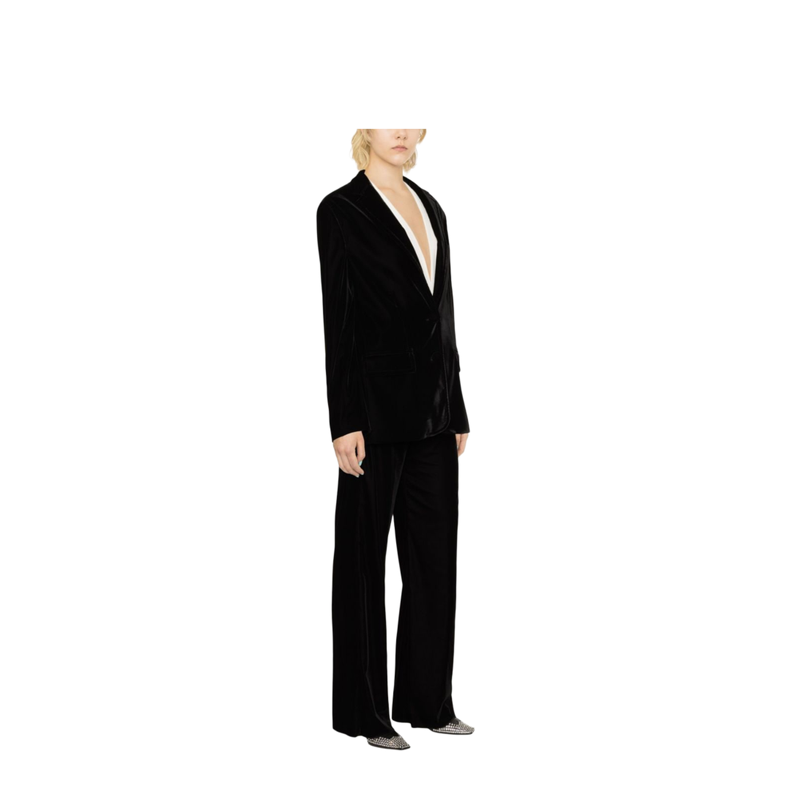 Single-breasted Blazer - Black