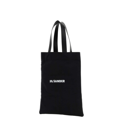 Luxury Tote Bag with Calf Leather Detail