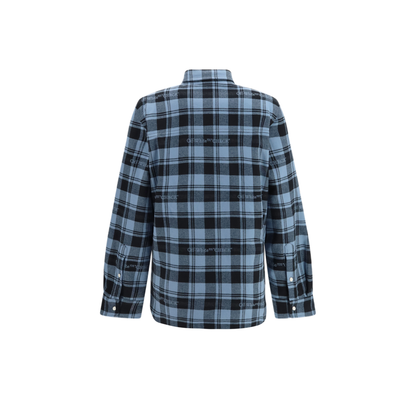 MAYFEYR - Off-White - Check Flannel Padded Overshirt - 2FG00659TW459