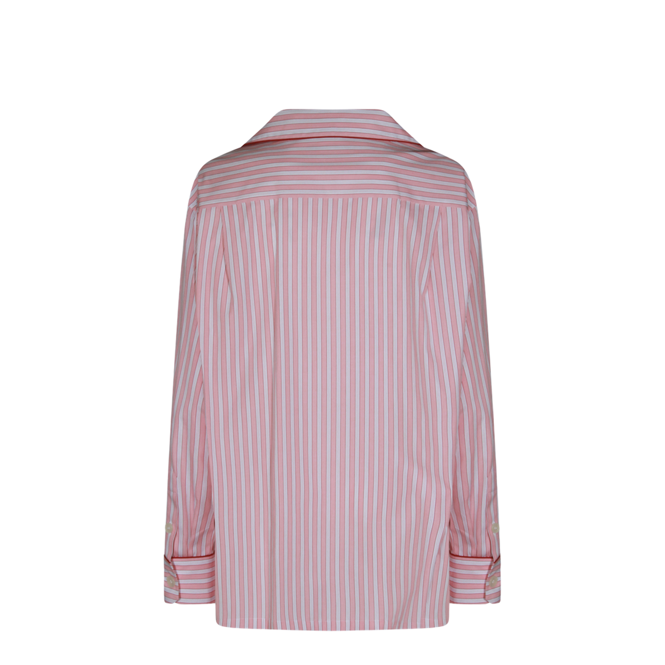 Striped Poplin Shirt In Multicolor