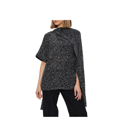 Silk Top with Monogram