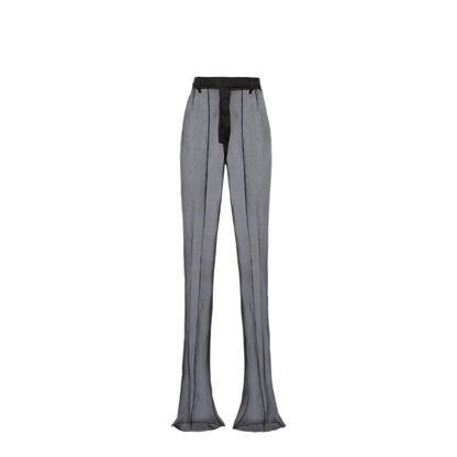 MAYFEYR - Prada - Semi-Sheer Flared Trousers - P252HSOOO1344F0002