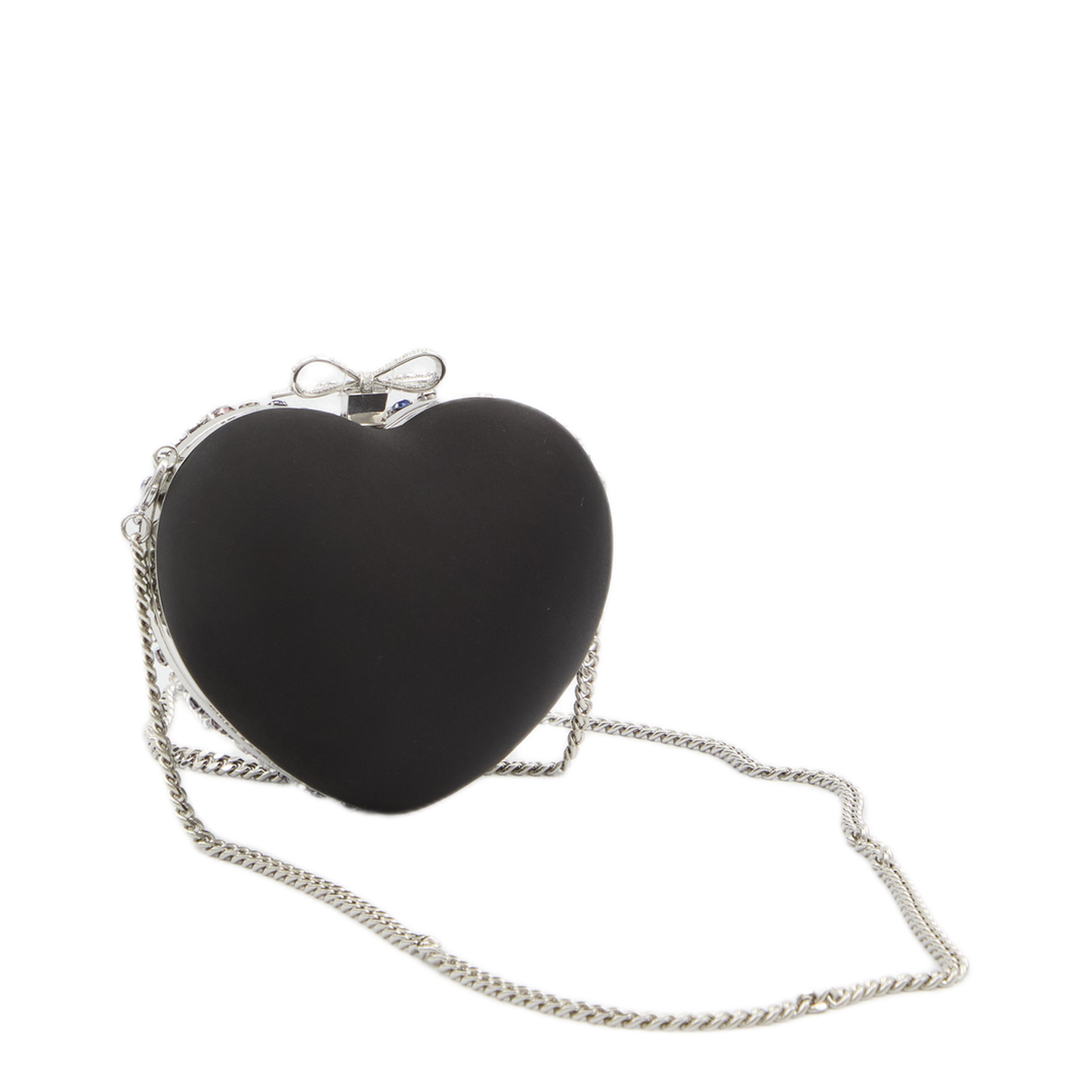 MAYFEYR - Self Portrait - Multi Crystal Heart Clutch Bag - RS26307AMULTICOLOR