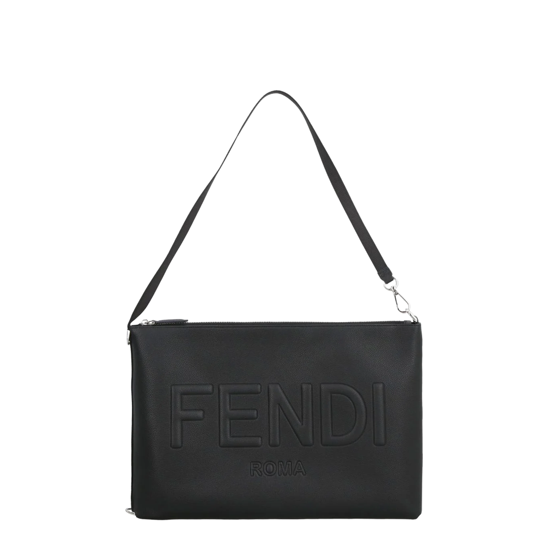 Roma
Black Leather Clutch