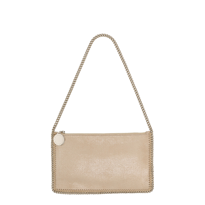 Gold Falabella Pochette Shoulder Bag