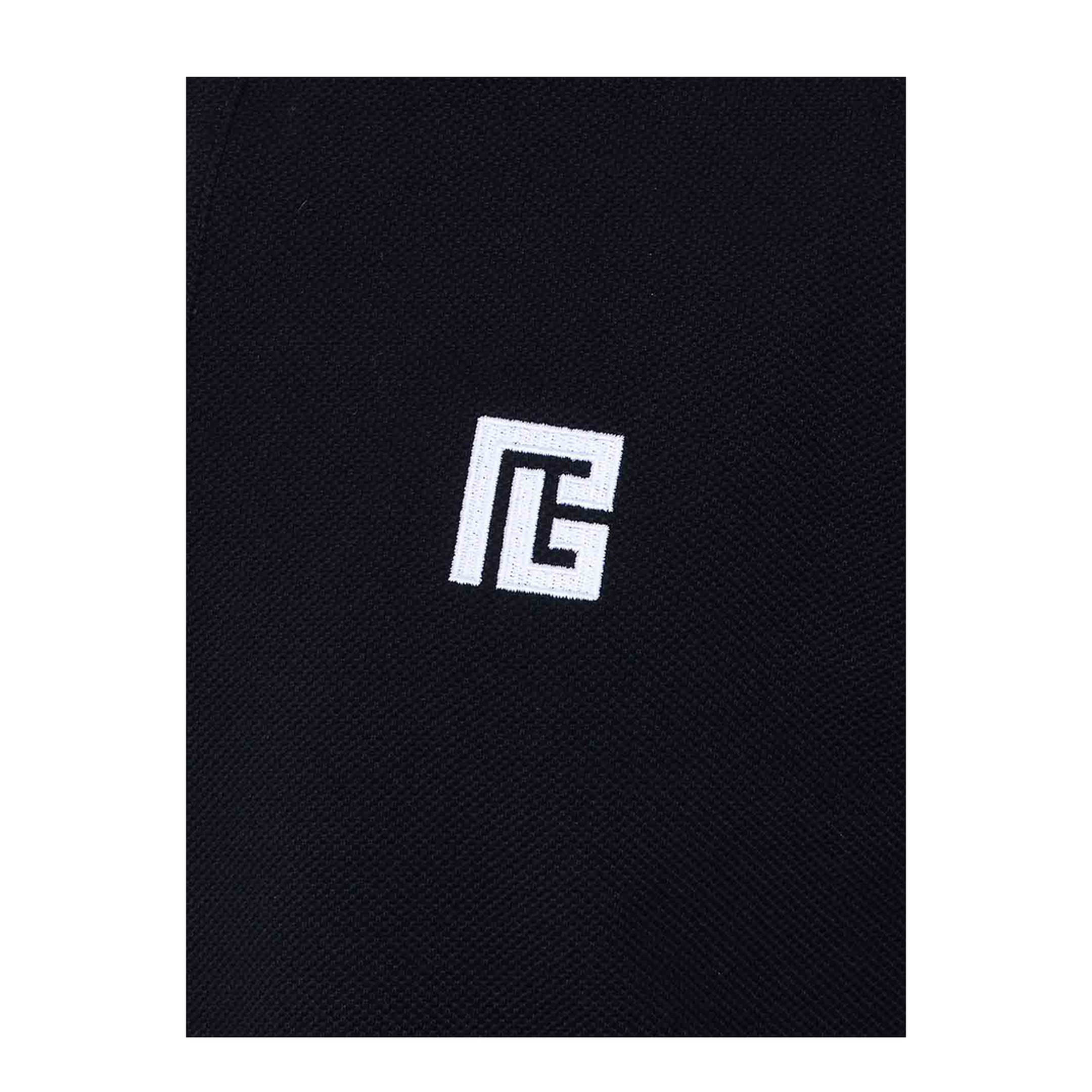 Embroidered Logo Polo - Black