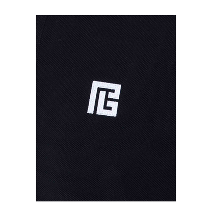 Embroidered Logo Polo - Black