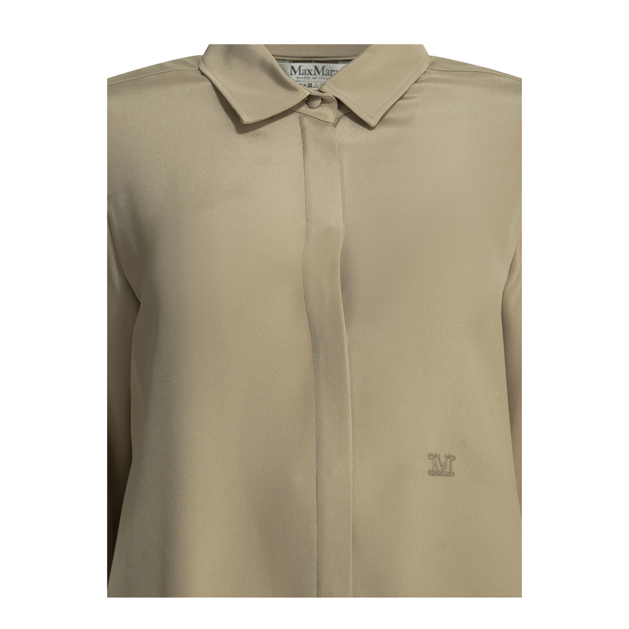 MAYFEYR - Max Mara - Casual Shirt In Silk Cr Pe De Chine - 2621116021600MXMGERANIO007