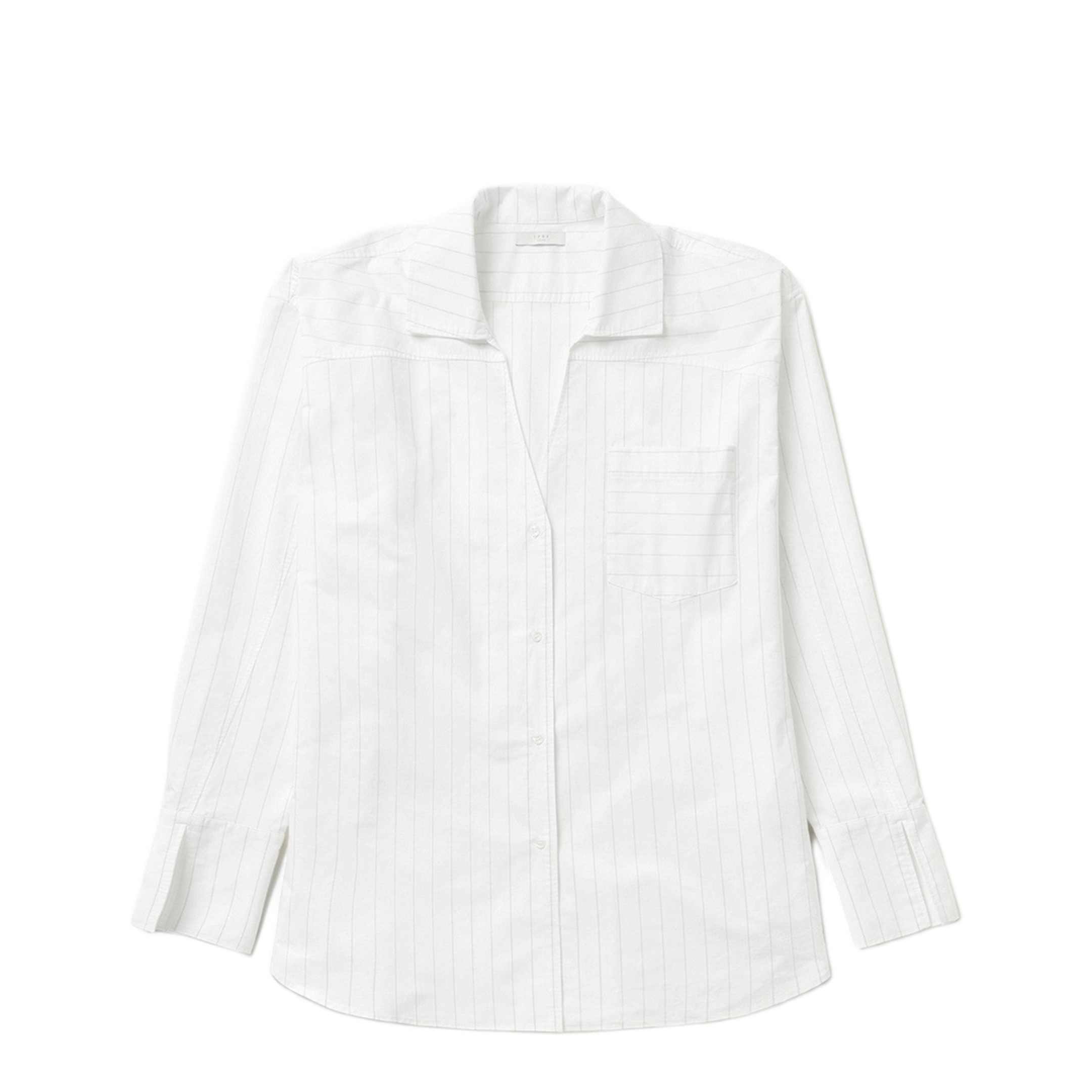 MAYFEYR - 1989 STUDIO - Striped L S Shirt Dress White - S03WFC001FAB0034000