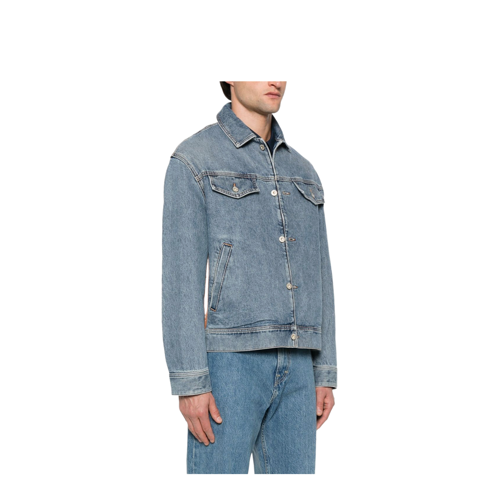 Denim Hooded Jacket