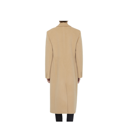 Single-Breasted Wool Coat
