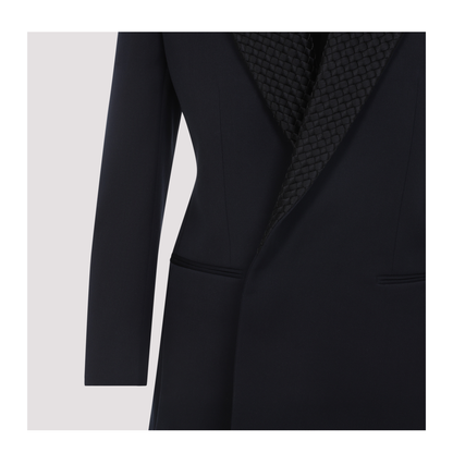 MAYFEYR - Bottega Veneta - Intrecciato Collar Tuxedo Jacket - 872990V6DH0