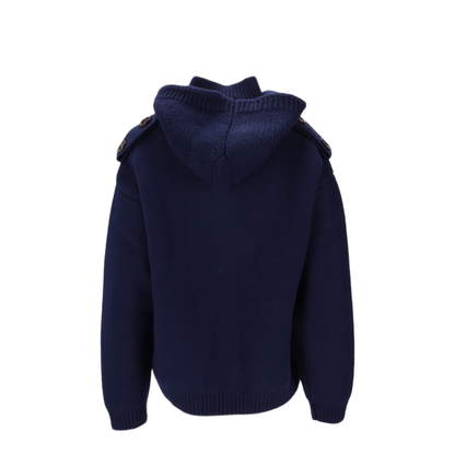 MAYFEYR - SHUSHU TONG - Double Collar Zip Up Knit Jacket - MWDECO07KOA125NA100