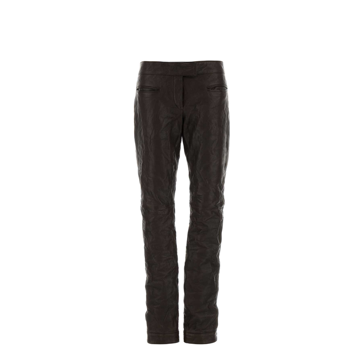 MAYFEYR - Miu Miu - Brown Leather Pant - MPP421SOOO19E6F0003
