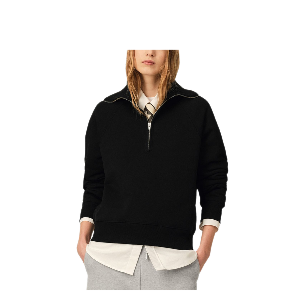 MAYFEYR - Ami Paris - Sweatshirt With Embroidered Logo - USW798747001