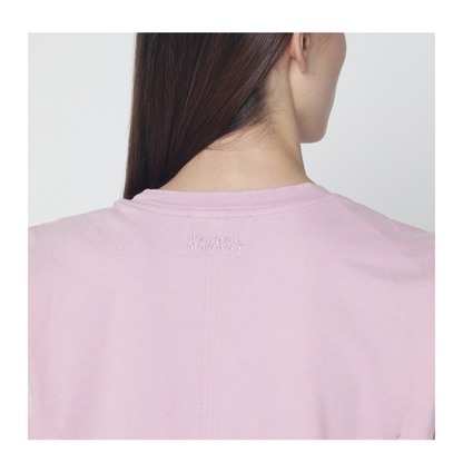 MAYFEYR - Isabel Marant - Zelitos Pink Cotton T-Shirt - TS0041FAA1N41I40PI