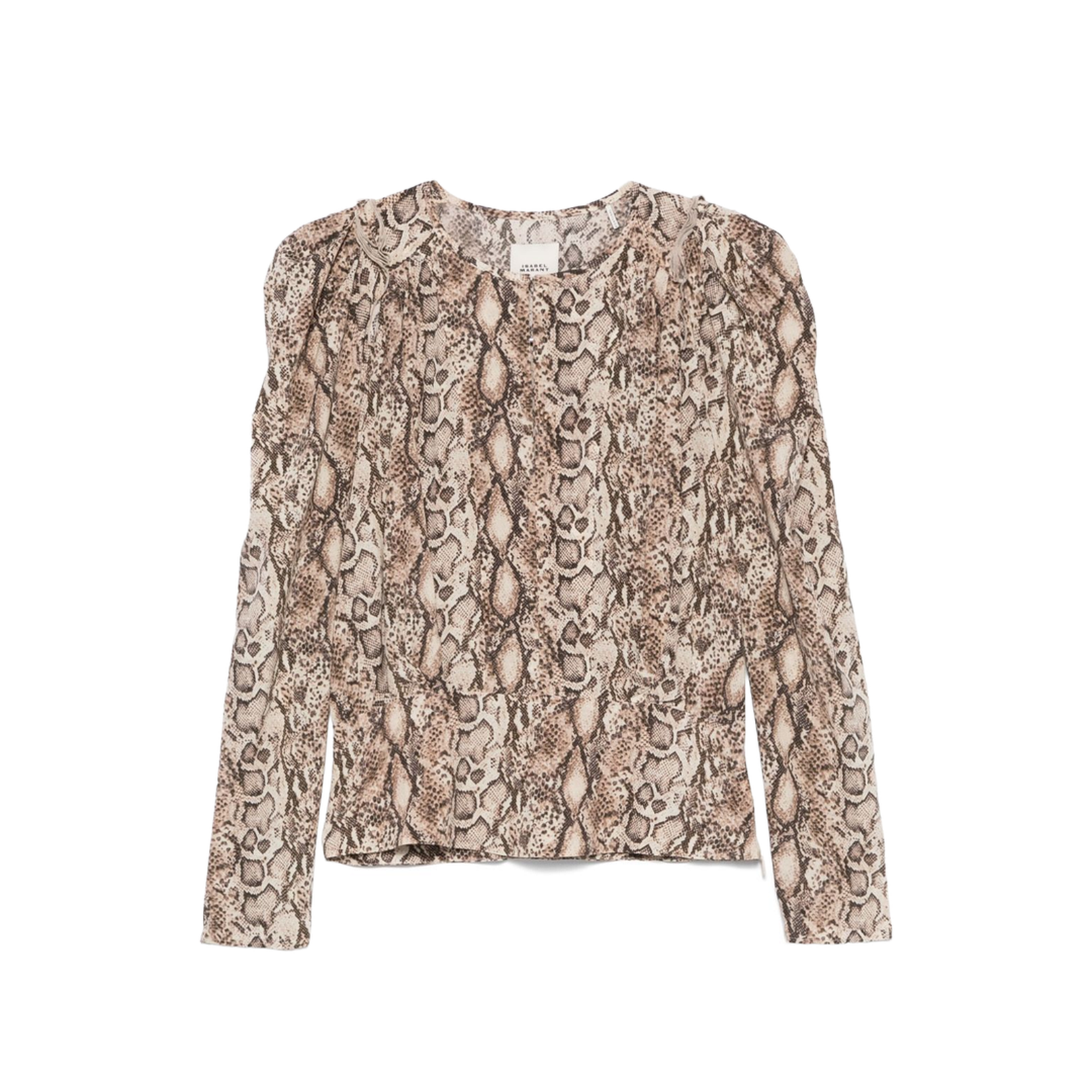 Zarga Printed Silk Top