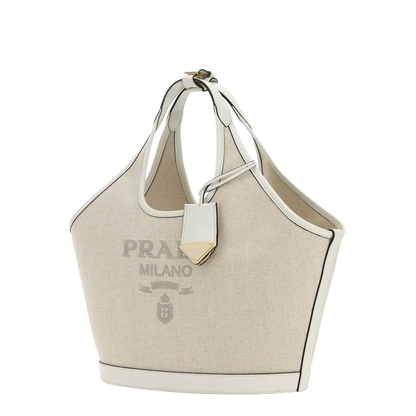 Sand Canvas Handbag