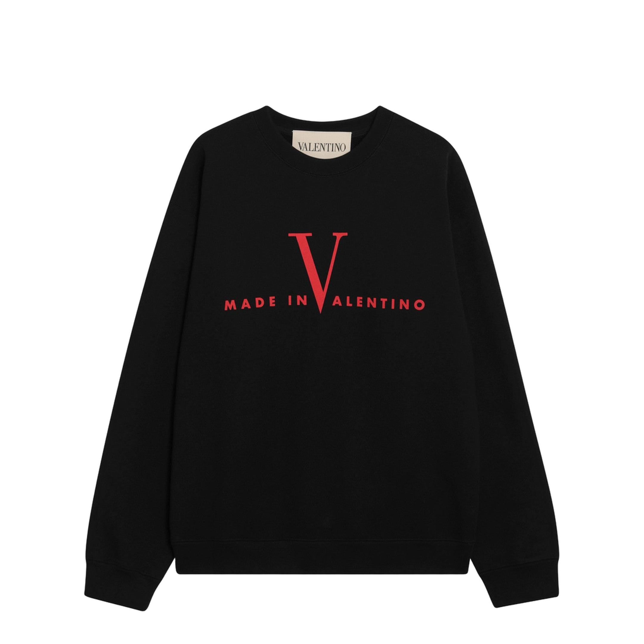 Black Cotton Sweatshirt