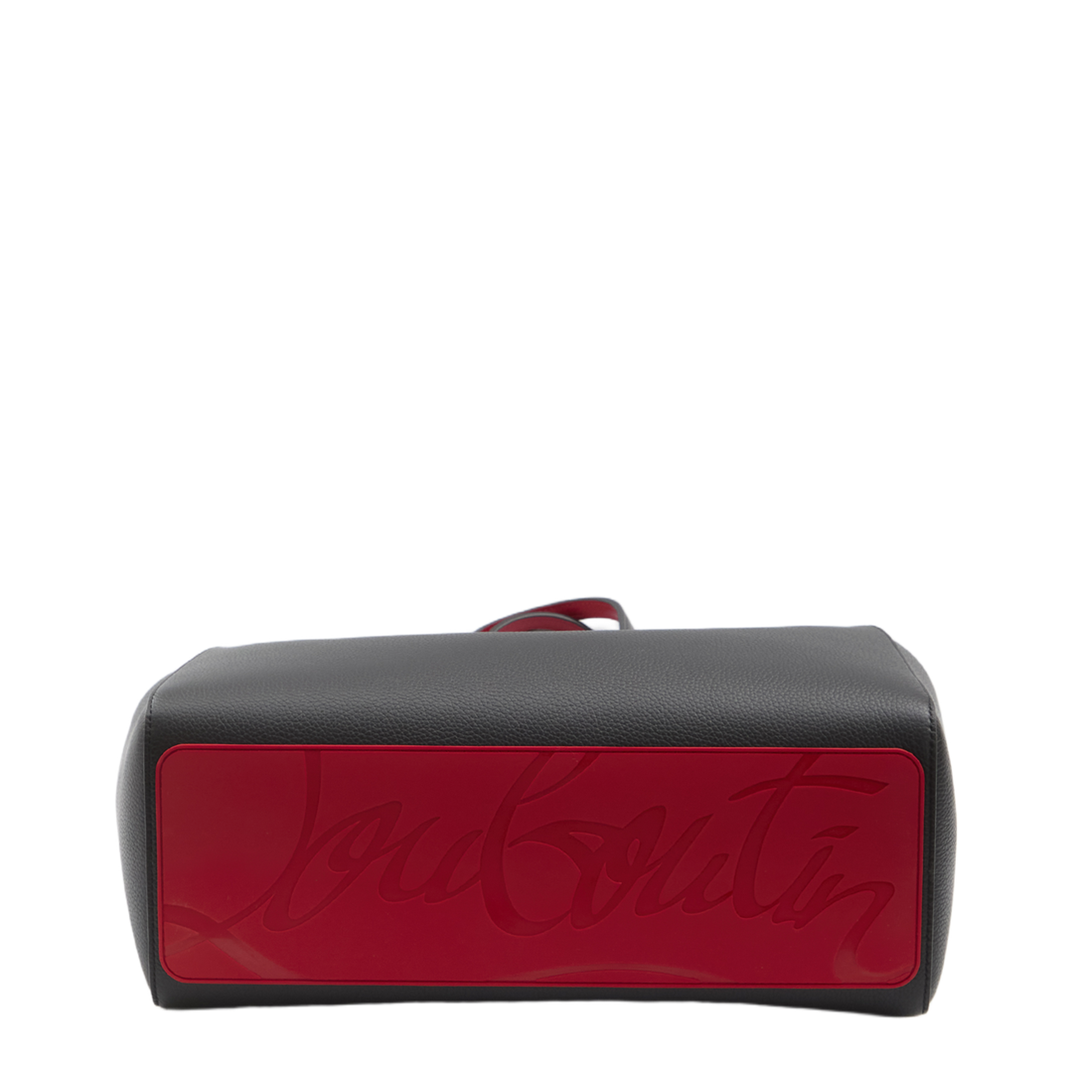 Tote Bag in Black Grained Calfskin Leather