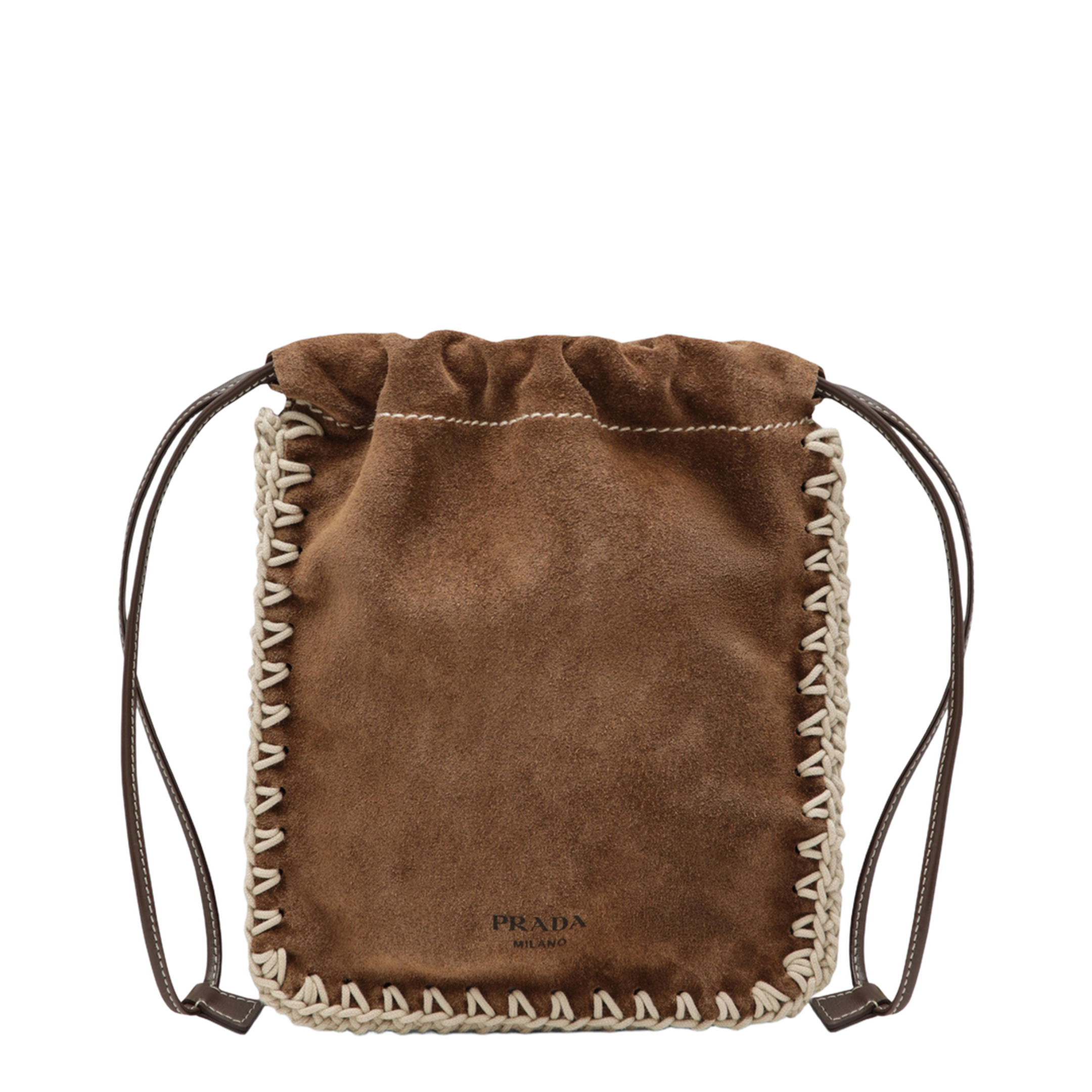 MAYFEYR - Prada - Cocoa Suede Smartphone Holder - 1ZT0922FP1F0324