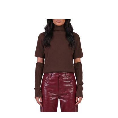 MAYFEYR - Federica Tosi - Moor S Head Brown Wool Cashmere Sweater - 3200935269