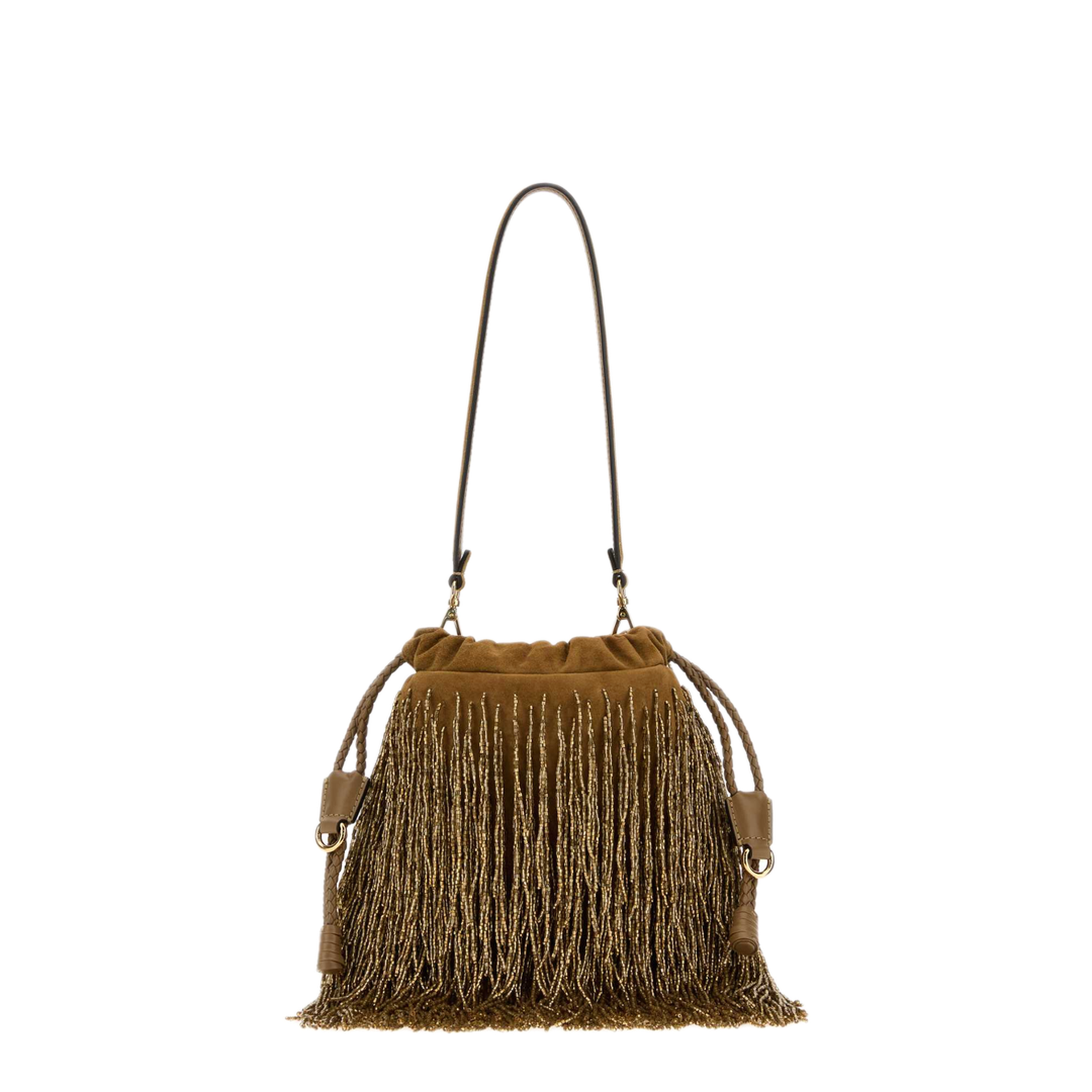 MAYFEYR - Etro - Biscuit Suede Small Kalispera Bucket Bag - WP1B0025AR11XS0998